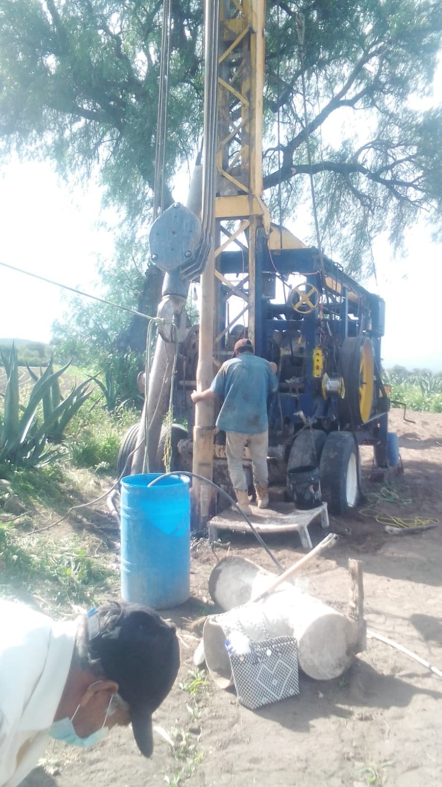 Prueba de aforo en pozo recién perforado